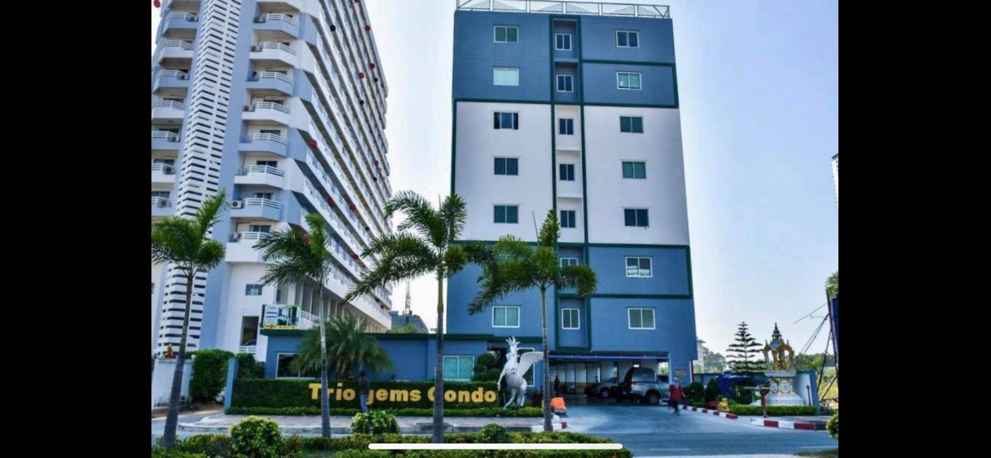 Trio Gems Condo, Pattaya Thailand Jomtien Beach Buitenkant foto